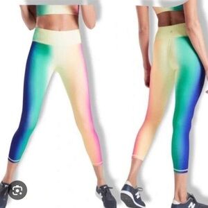 Athleta Multicolor Gradient Leggings